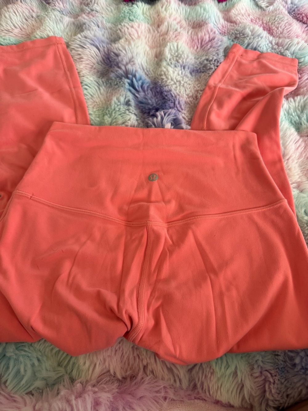 lululemon athletica Coral Pink Leggings